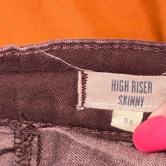 Madewell 9" High-Rise Skinny Jeans: Garment-Dyed Edition SIZE 26 - Picture 4 of 5